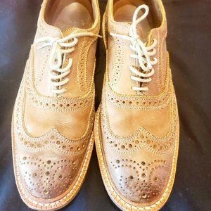 Allen Edmonds Mctavish Tan Lace-up Oxford Wingtip